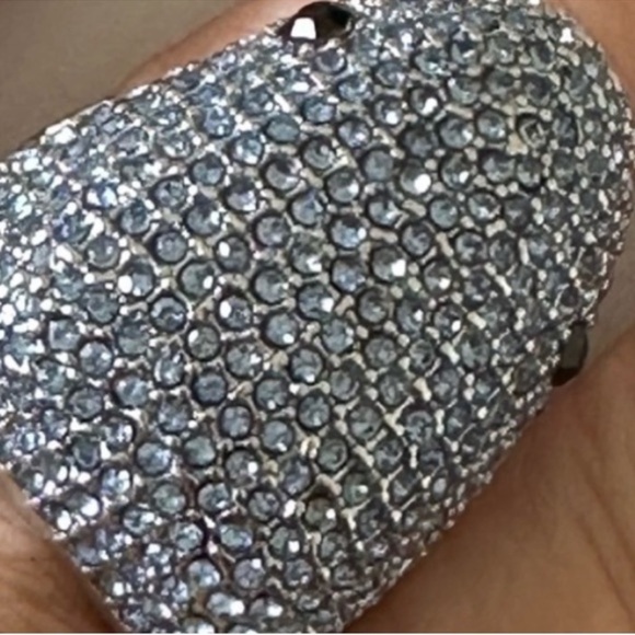 Sale price kate Spade blue crystal California shark Ring - Picture 7 of 8